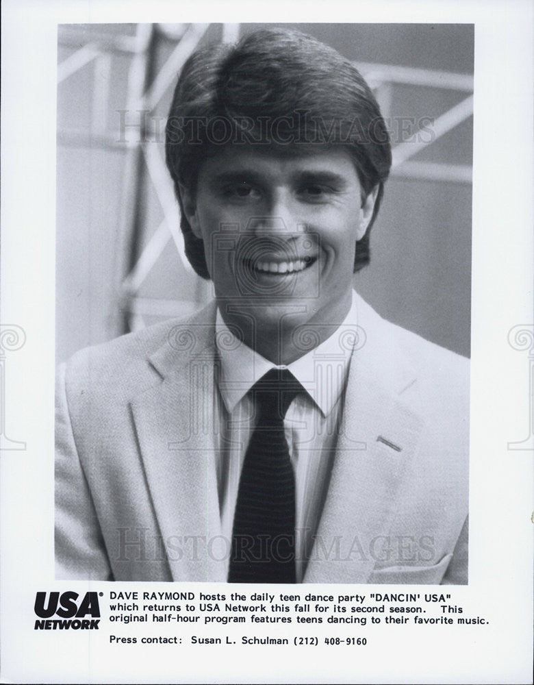 1986 Press Photo Dave Raymond, Dancin USA - Historic Images