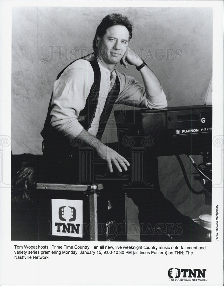 Press Photo Host Tom Wopat, Prime Time Country - Historic Images