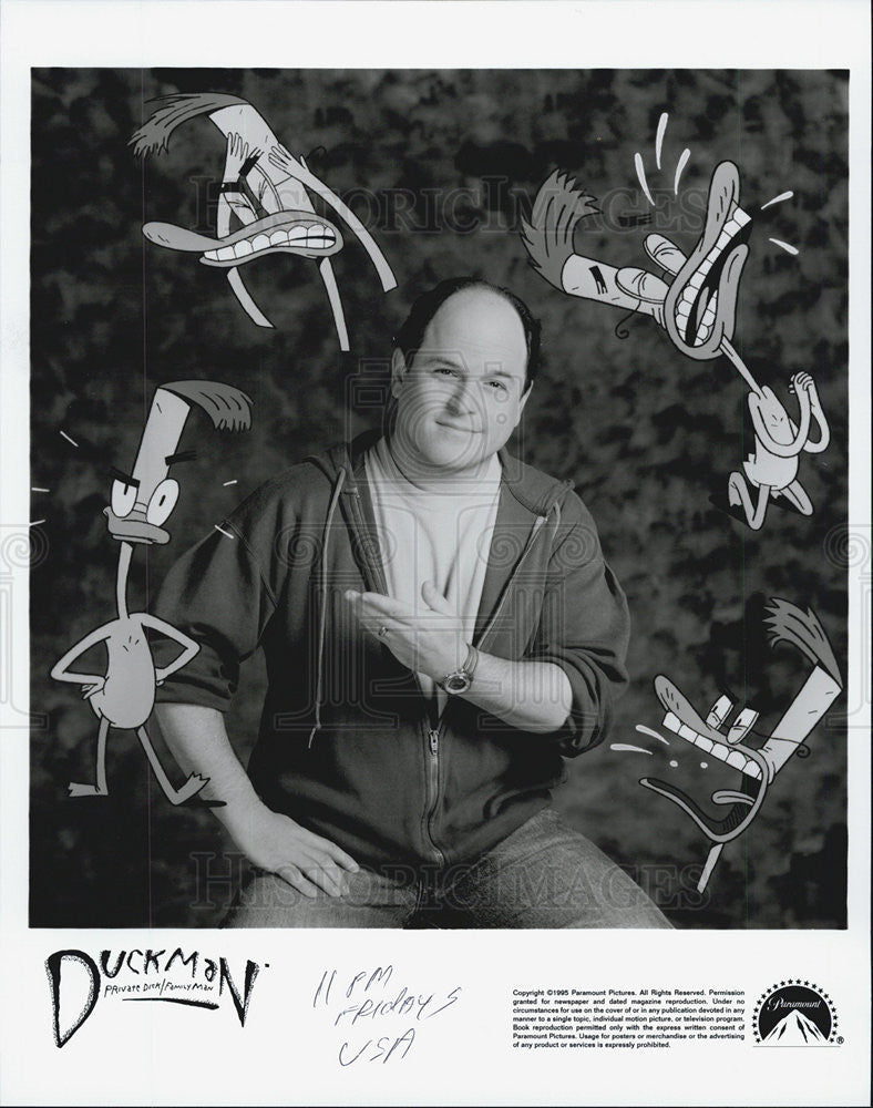 1995 Press Photo Jason Alexander in "Duckman" - Historic Images