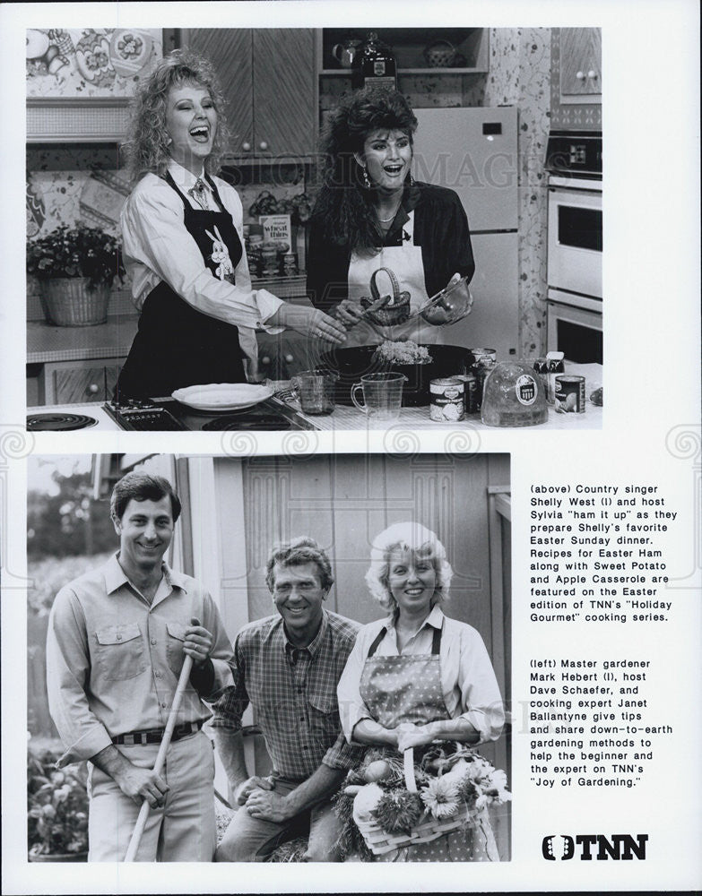 Press Photo Shelly West, Sylvia, Mark Herbert, Dave Schaefer,Janet Ballantyne - Historic Images