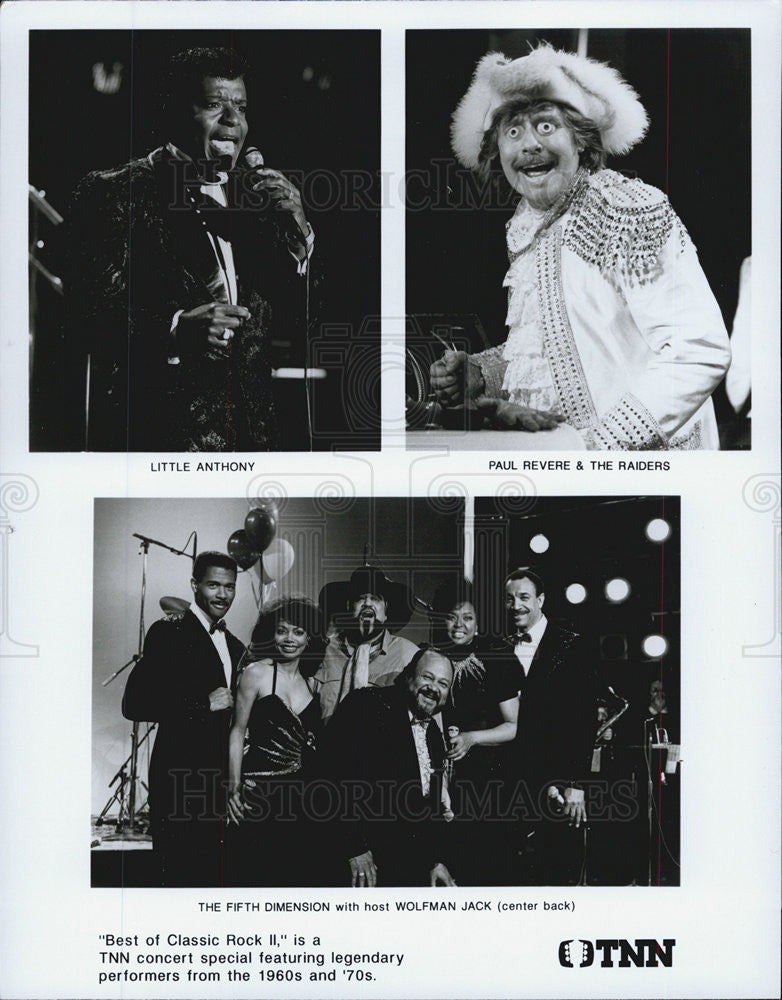 Press Photo The Fifth Dimension Wolfman Jack Music Band Television Show - Historic Images