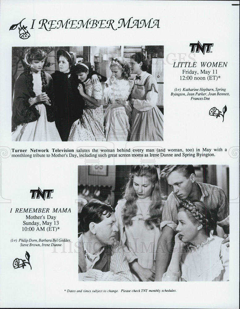 Press Photo of scenes from &quot;I Remember Mama&quot; - Historic Images