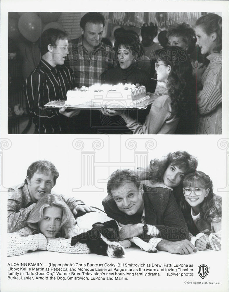 1989 Press Photo of scenes from the TV series "Life Goes On" - Historic Images