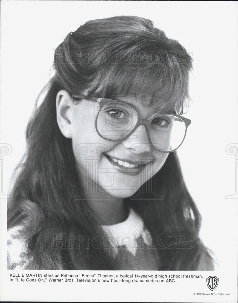 1989 Press Photo Kellie Martin Life Goes On Warner Bros Television Actress - Historic Images