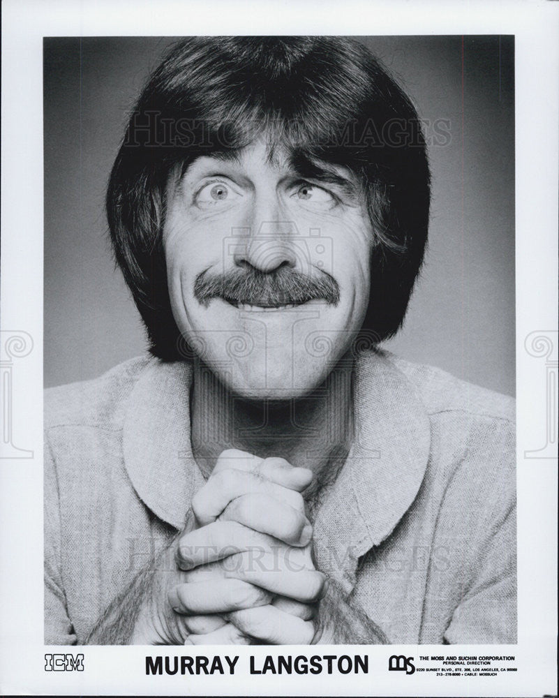 Press Photo Murray Langston Television Film Actor Comedian - Historic Images