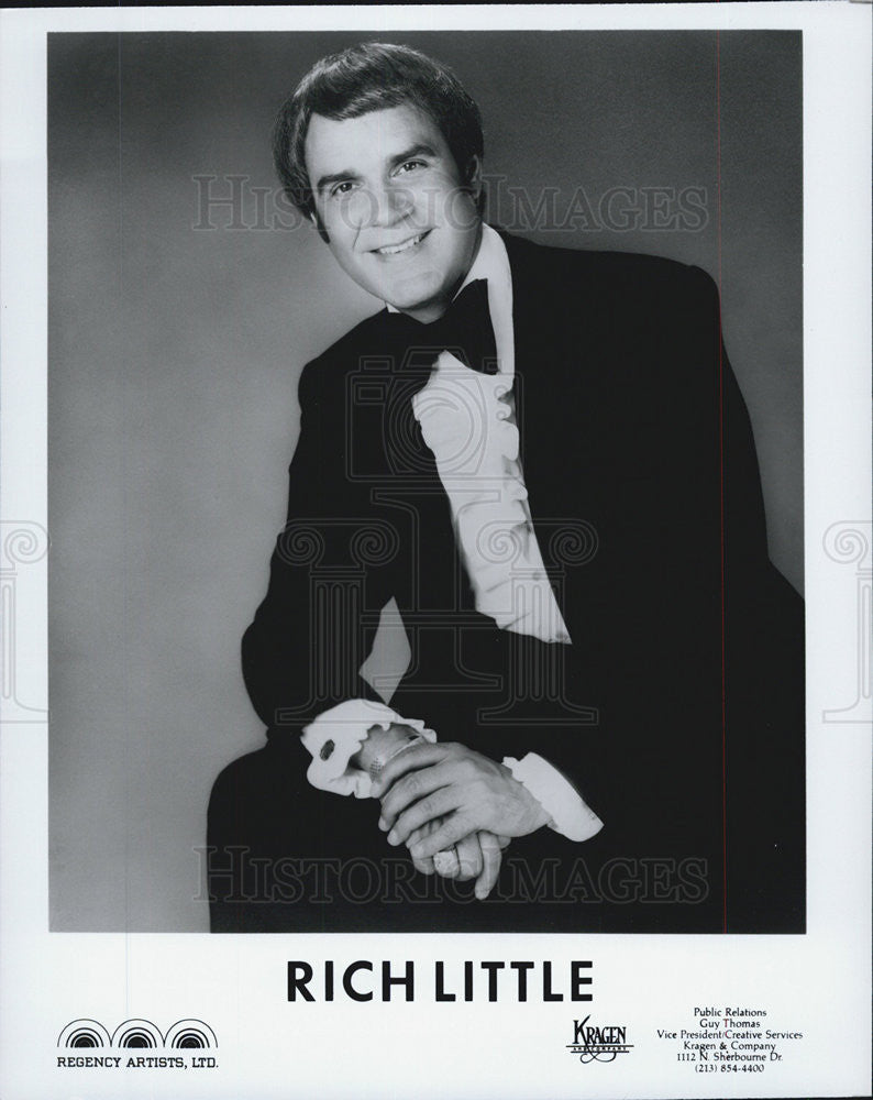 Press Photo Rich Little Film Television Comedian Actor - Historic Images