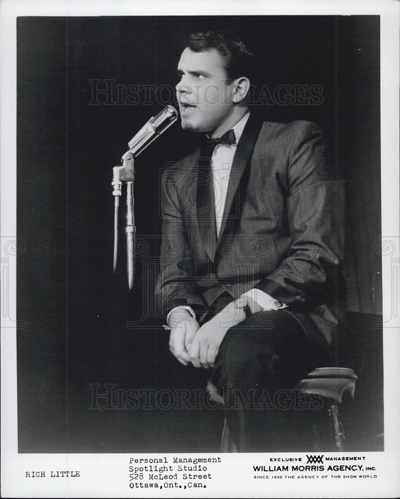 Press Photo Comedian Rich Little - Historic Images