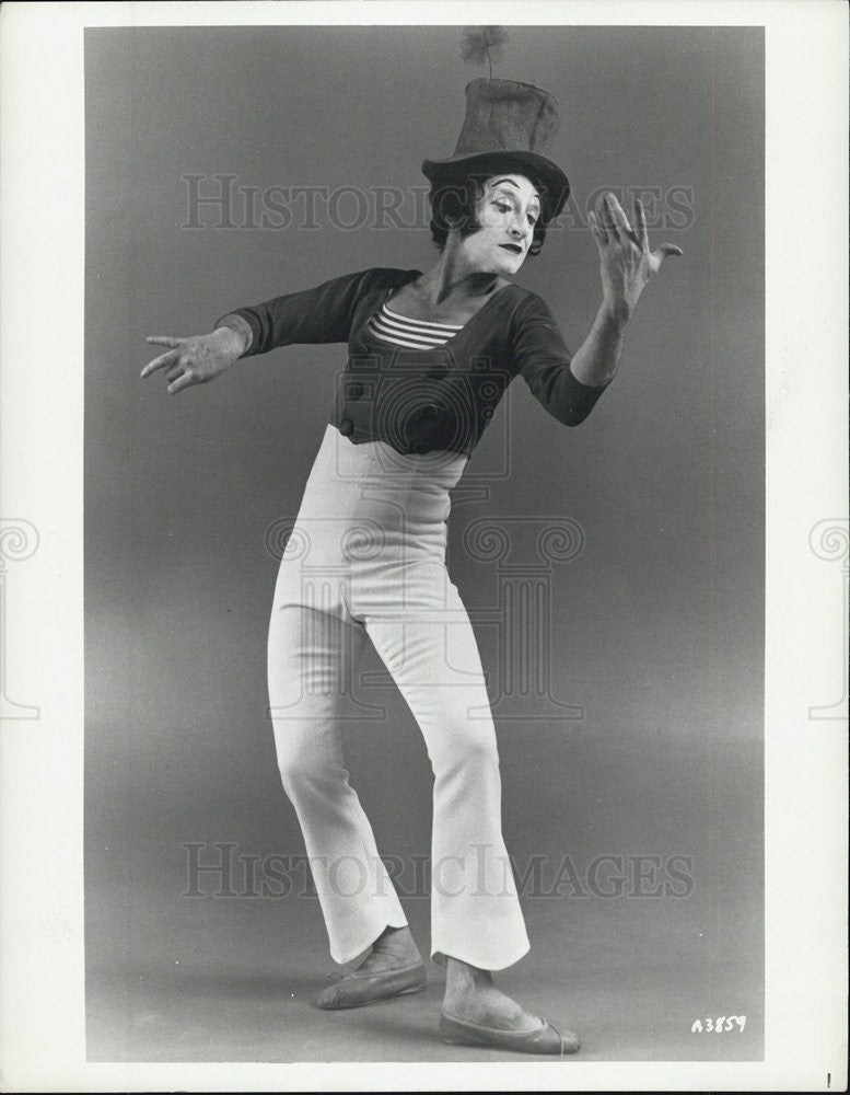 Press Photo Mime Comedian Television Performer - Historic Images