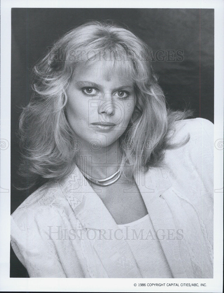 1986 Press Photo Claire Yarlett The Colbys Television Show ABC - Historic Images