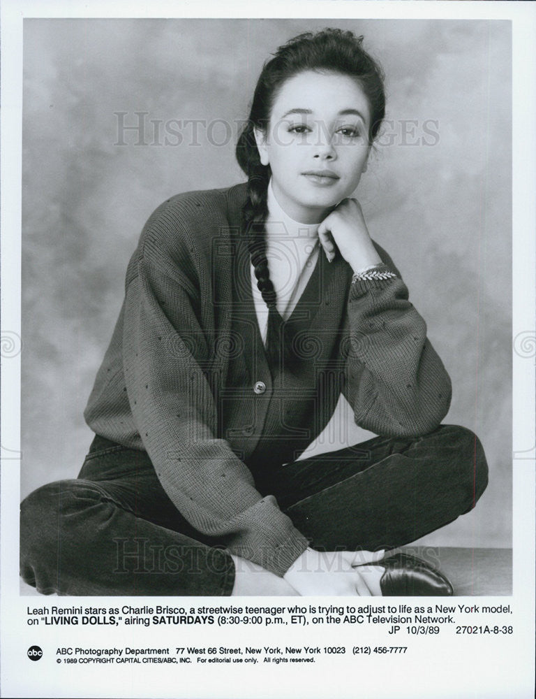 1989 Press Photo Leah Rimini starring in &quot;Living Dolls&quot; - Historic Images