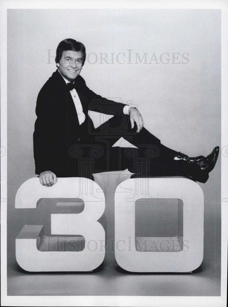 1981 Press Photo Dick Clark American Bandstand&#39;s 30th Anniversary Special - Historic Images