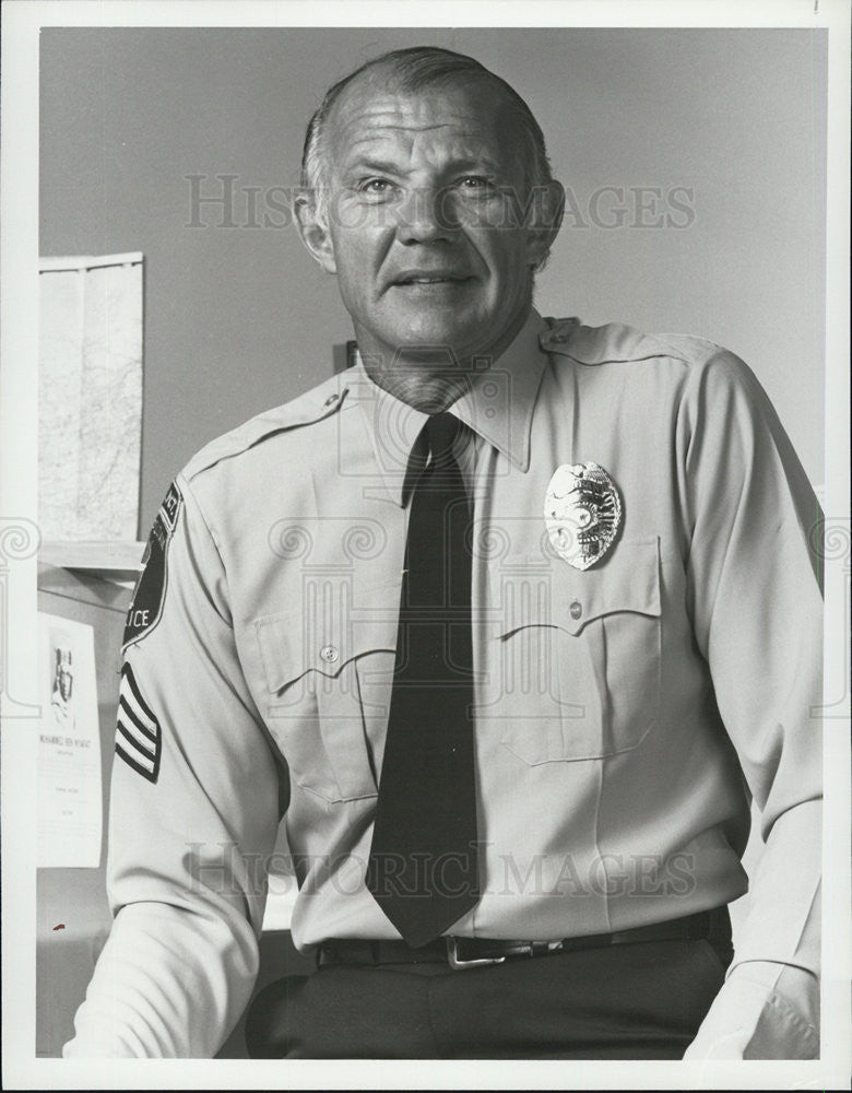 1980 Press Photo Michael Conrad in "Hill Street Blues" - Historic Images