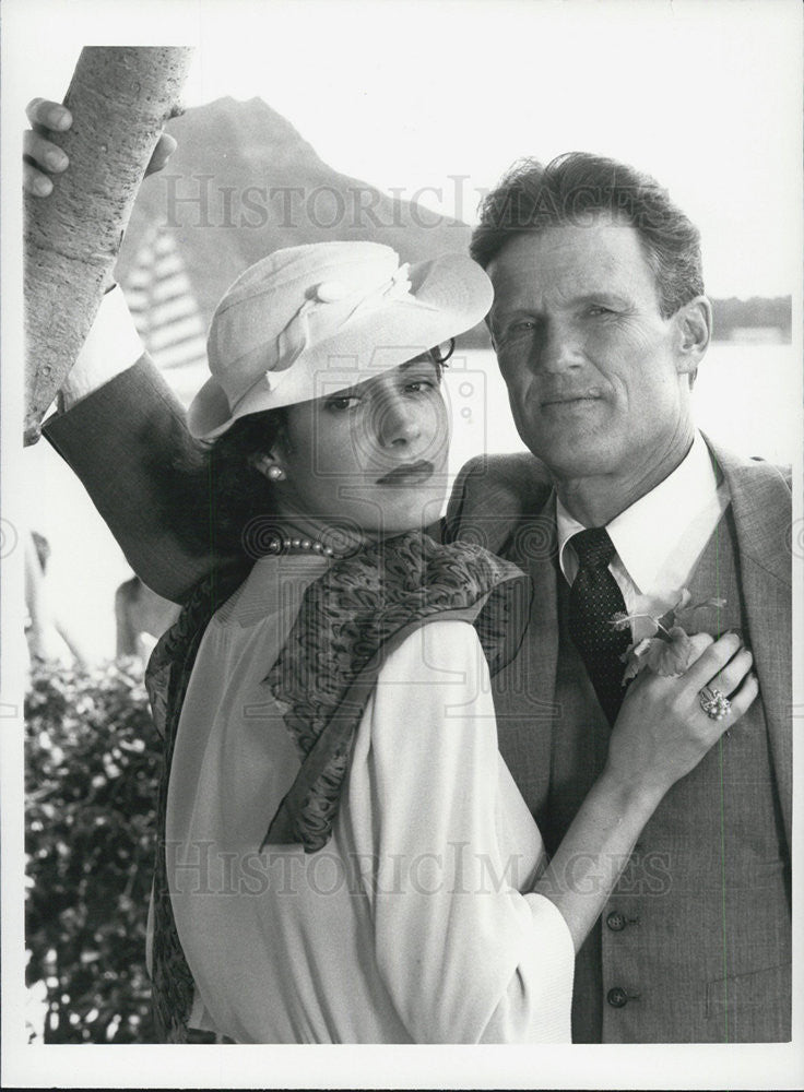 Press Photo Sean Young Kris Kristofferson Blood &amp; Orchids Movie - Historic Images