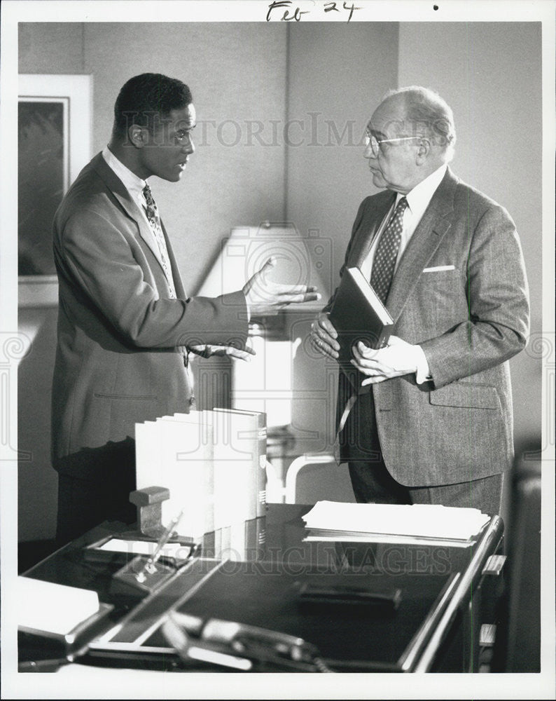 1986 Press Photo Blair Underwood of &quot;LA Law&quot; - Historic Images