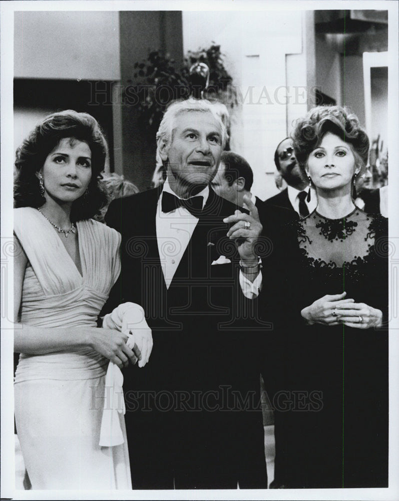 1985 Press Photo TV series Berremger's Sa, Wanamaker Laura Ashton Anita Morris - Historic Images