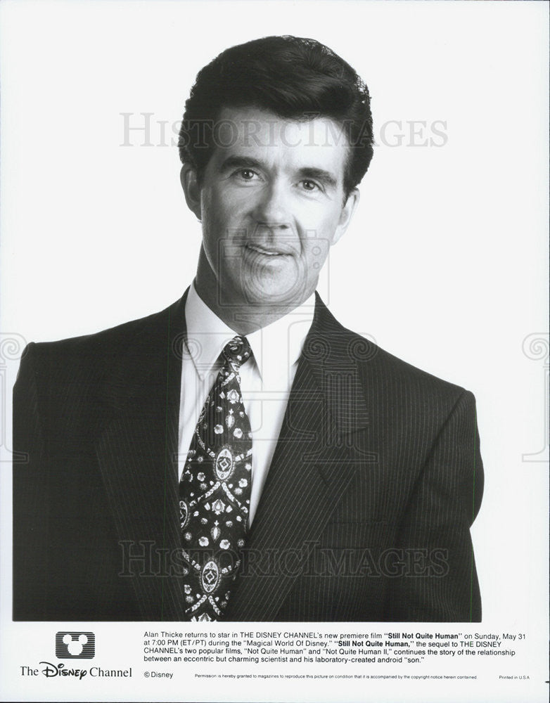 1992 Press Photo Disney Still Not Quite Human Alan Thicke - Historic Images