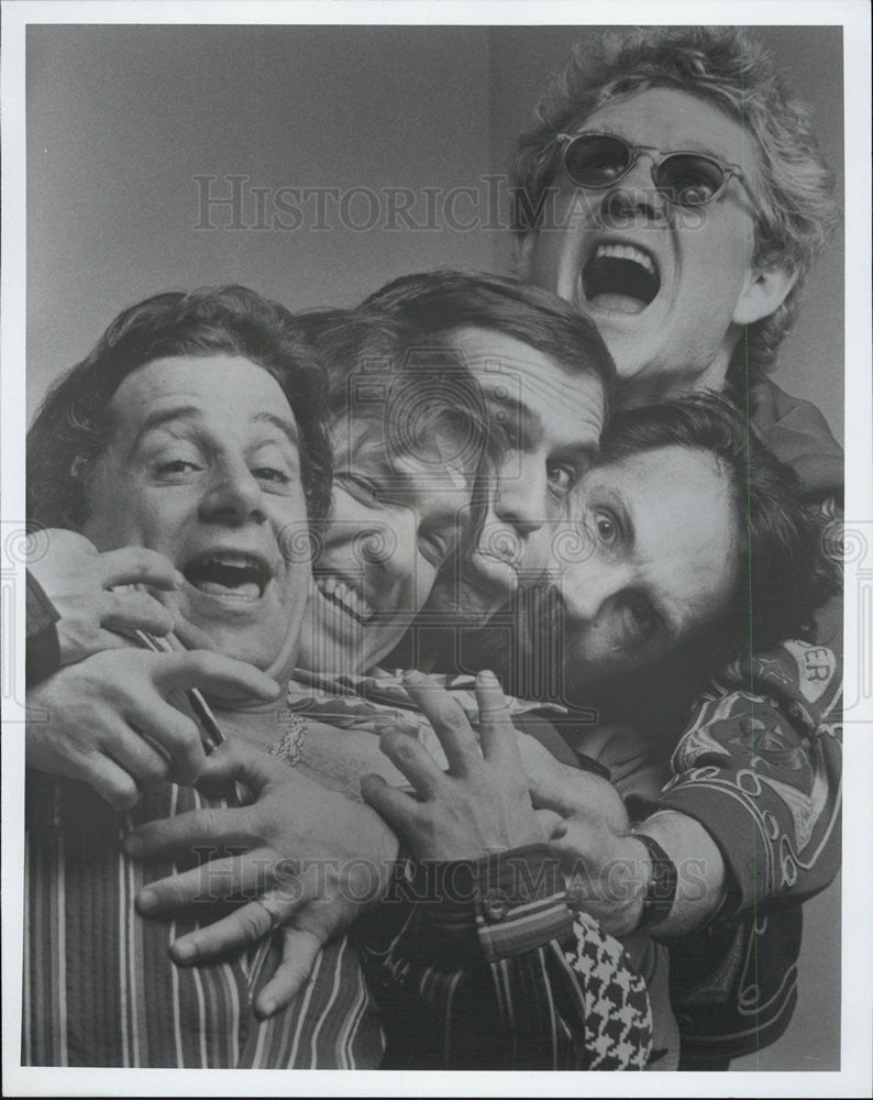 Press Photo Theater Actor Bill Allard, Leon Martell, Merle Kessler, Dan Coffey - Historic Images