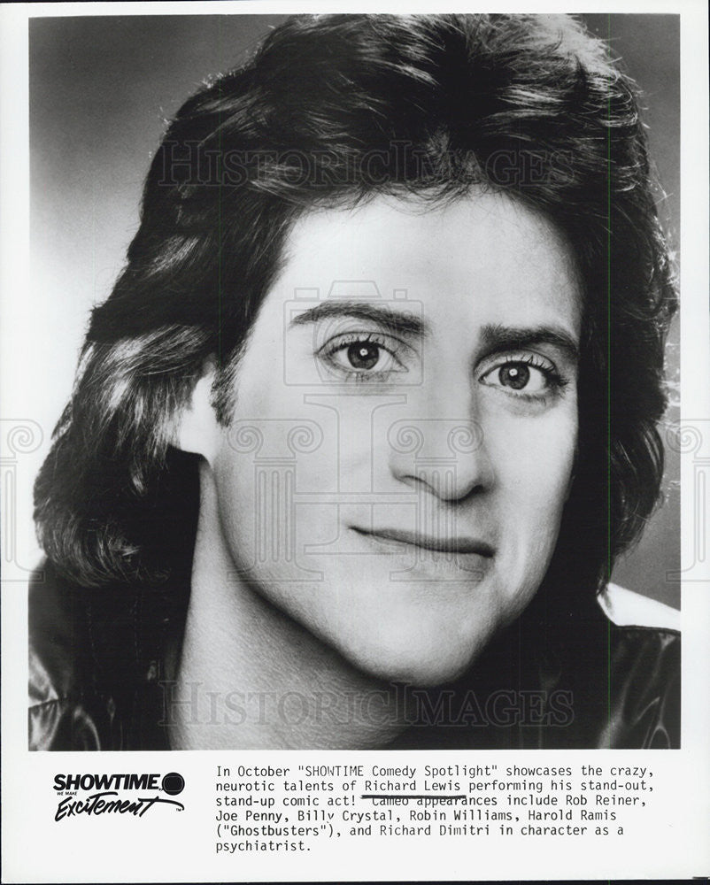 1985 Press Photo Actor Richard Lewis - Historic Images