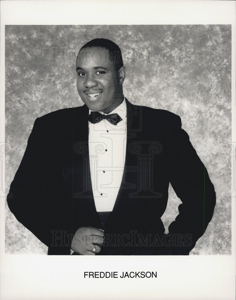 Press Photo of Freddie Jackson, is an American soul singer. - Historic Images