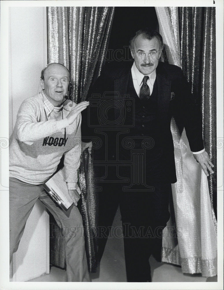 1983 Press Photo Actor Dabney Coleman and Bill Bittinger - Historic Images