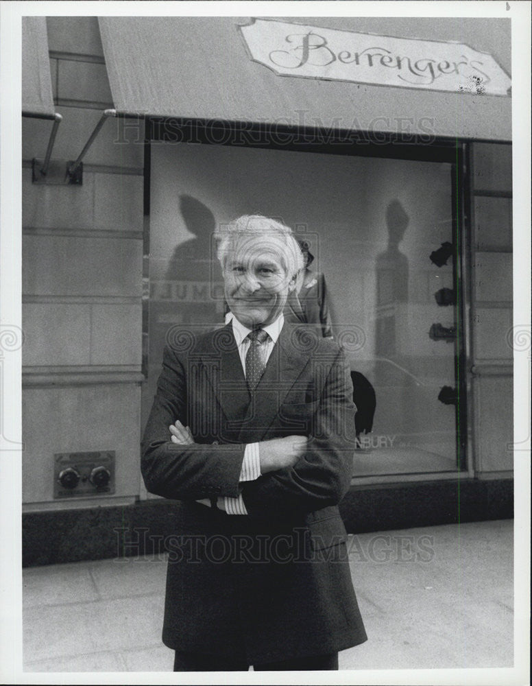 1984 Press Photo of Sam Wanamaker an American film director and actor. - Historic Images