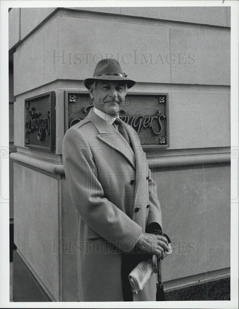 1984 Press Photo Actor Sam Wanamaker - Historic Images