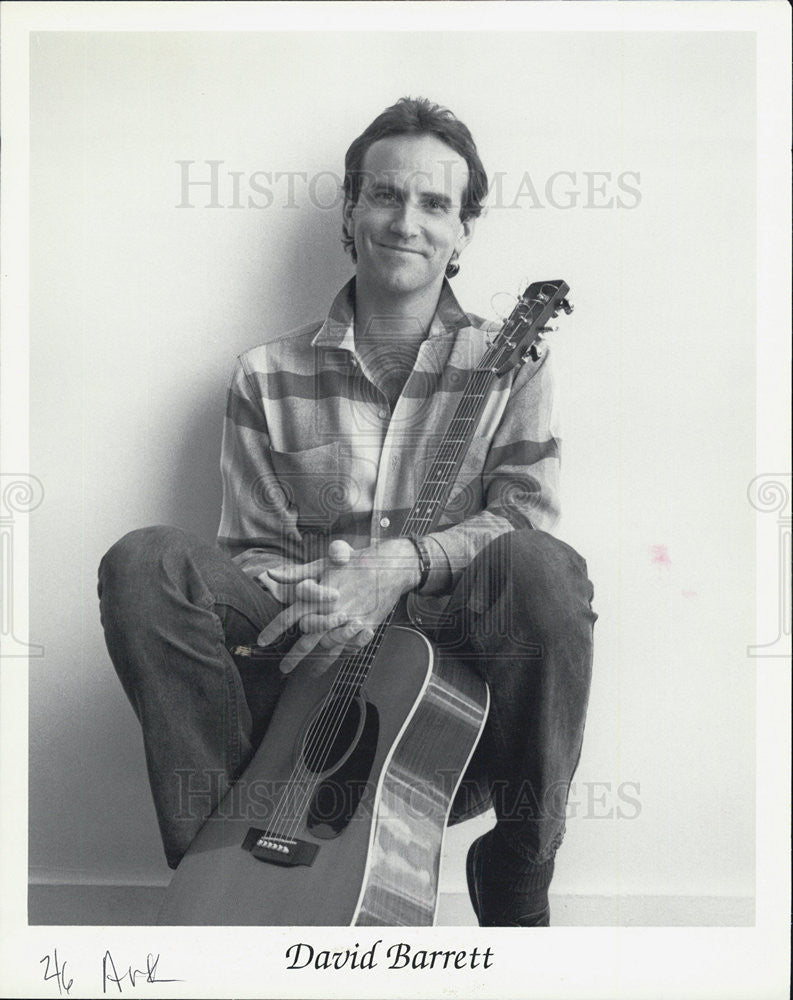 1994 Press Photo Singer Musician David Barrett - Historic Images