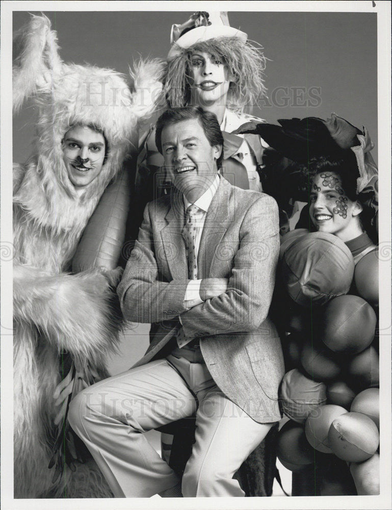 1990 Press Photo Bob Hilton on  &quot;Let&#39;s Make a Deal&quot; - Historic Images