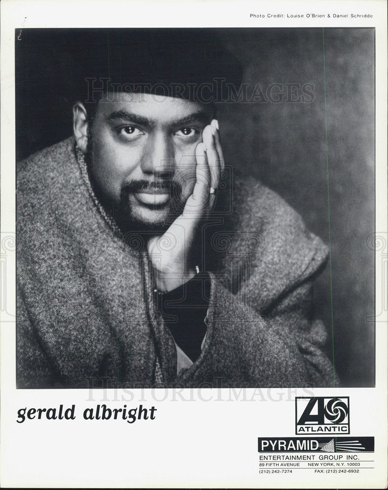 Press Photo Gerald Albright - Historic Images