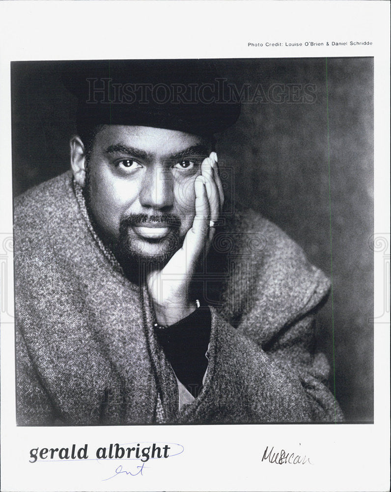 Press Photo Gerald Albright - Historic Images