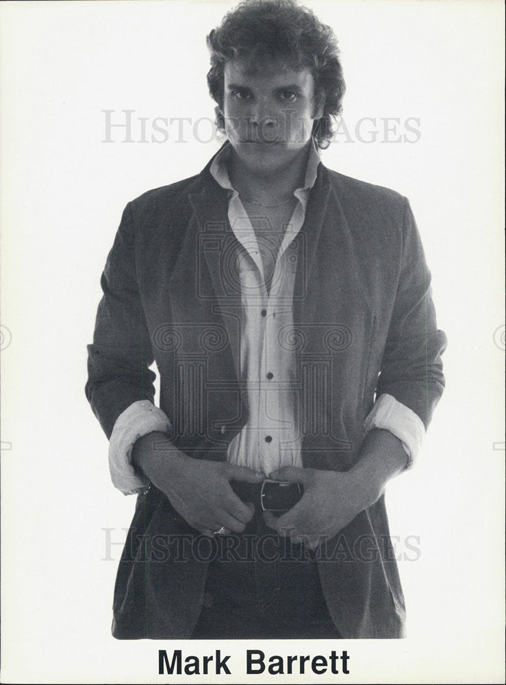1988 Press Photo of American Actor Mark Barrett. - Historic Images
