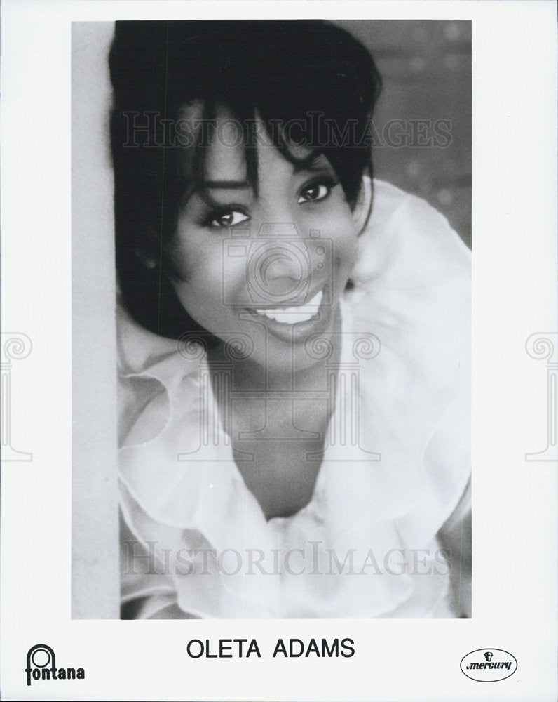 1994 Press Photo Oleta Adams American soul, jazz, and gospel singer and pianist - Historic Images