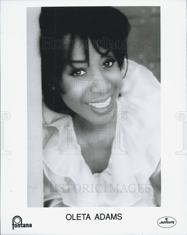 1994 Press Photo Oleta Adams American soul, jazz, and gospel singer and pianist - Historic Images