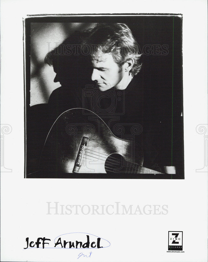 Press Photo of Jeff Arundel, American singer and guitarist. - Historic Images