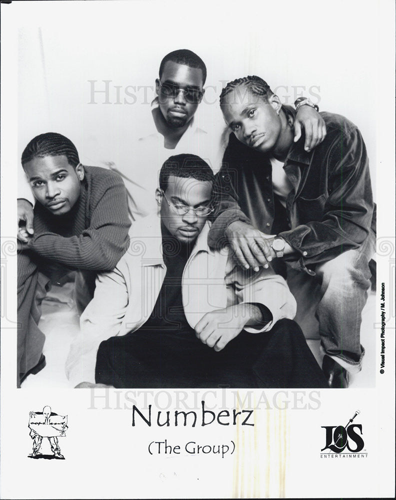 Press Photo Group Numberz Los Entertainment - Historic Images