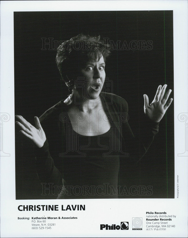 1991 Press Photo Christine Lavin - Historic Images