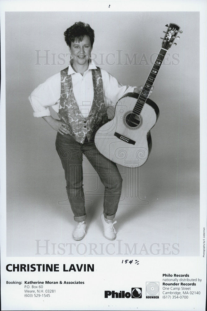 1991 Press Photo Christine Lavin - Historic Images