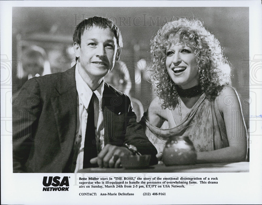 Press Photo Bette Midler in 'The Rose" - Historic Images