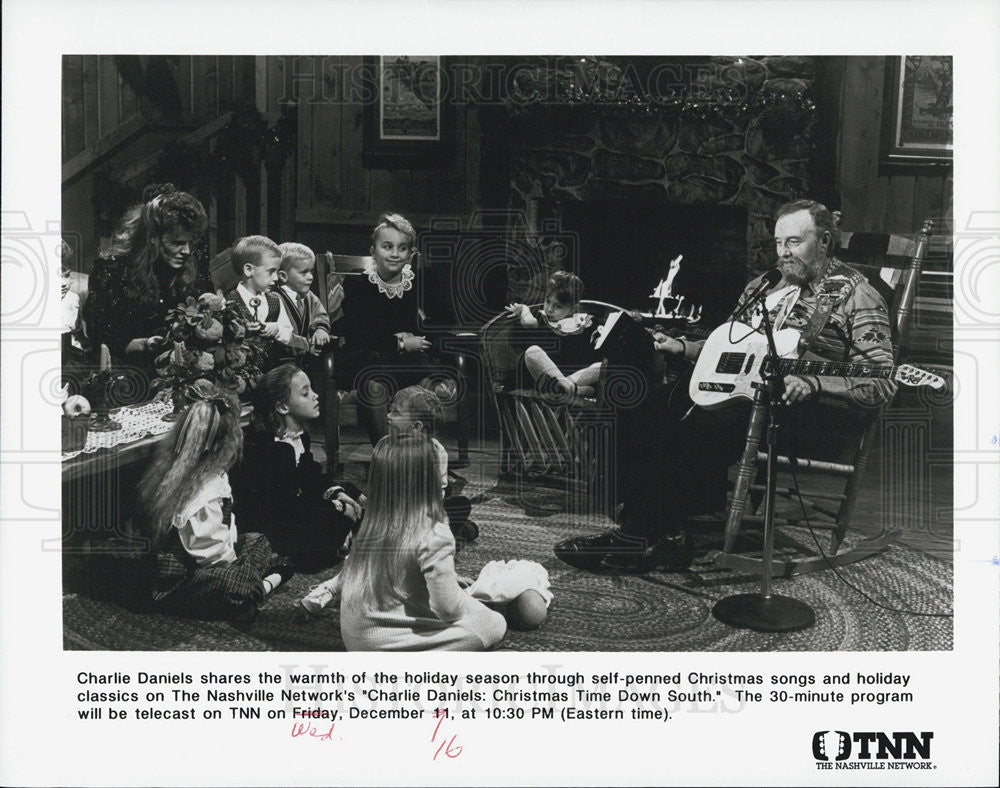 Press Photo Charlie Daniels Hosts Charlie Daniels: Christmas Time Down South - Historic Images