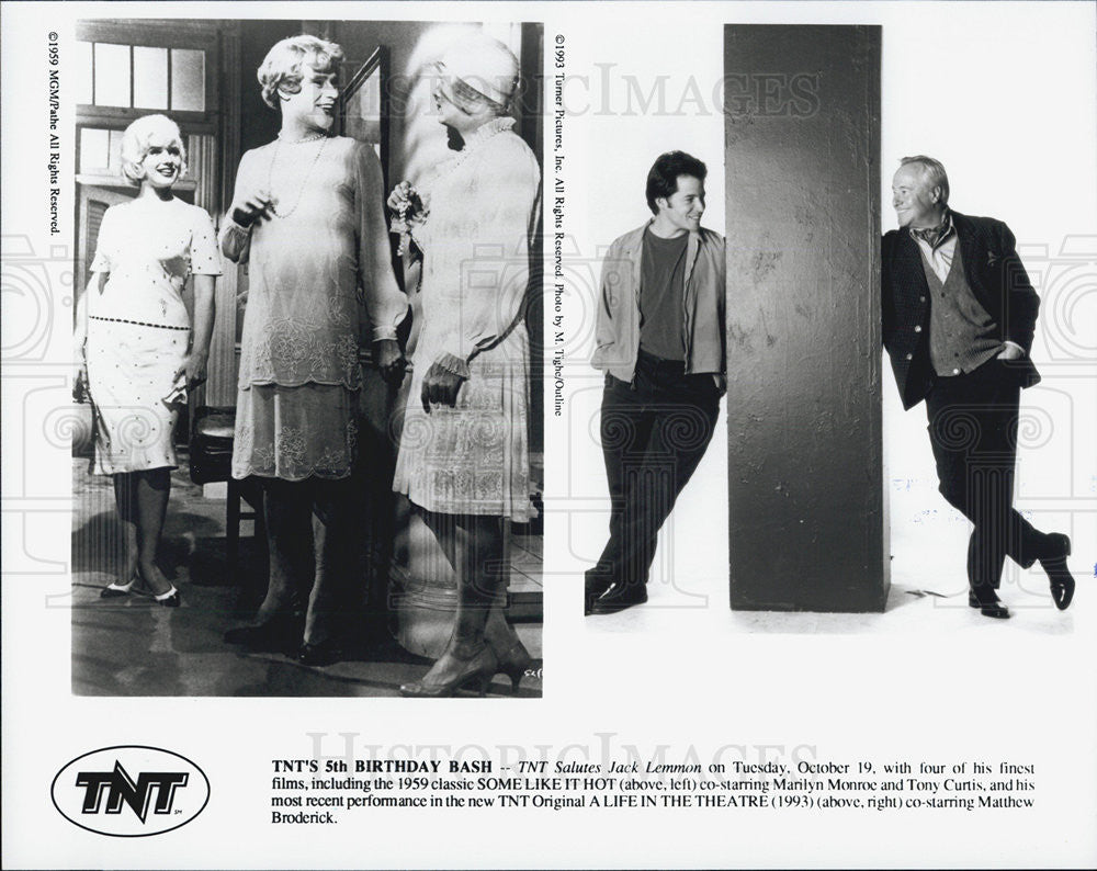 Press Photo Jack Lemmon &quot;Some Like It Hot&quot; &quot;Life in Theatre&quot; Matthew Broderick - Historic Images
