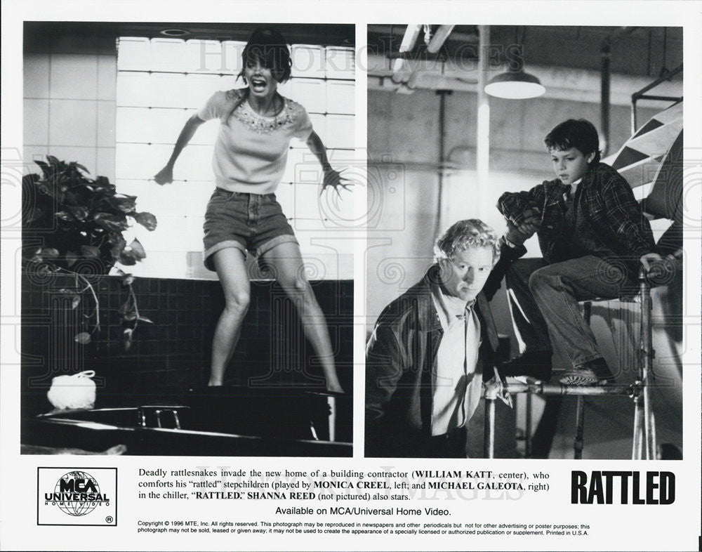 Rattled Cast William Katt Monica Creel & Michael Galeota 1996 vintage ...
