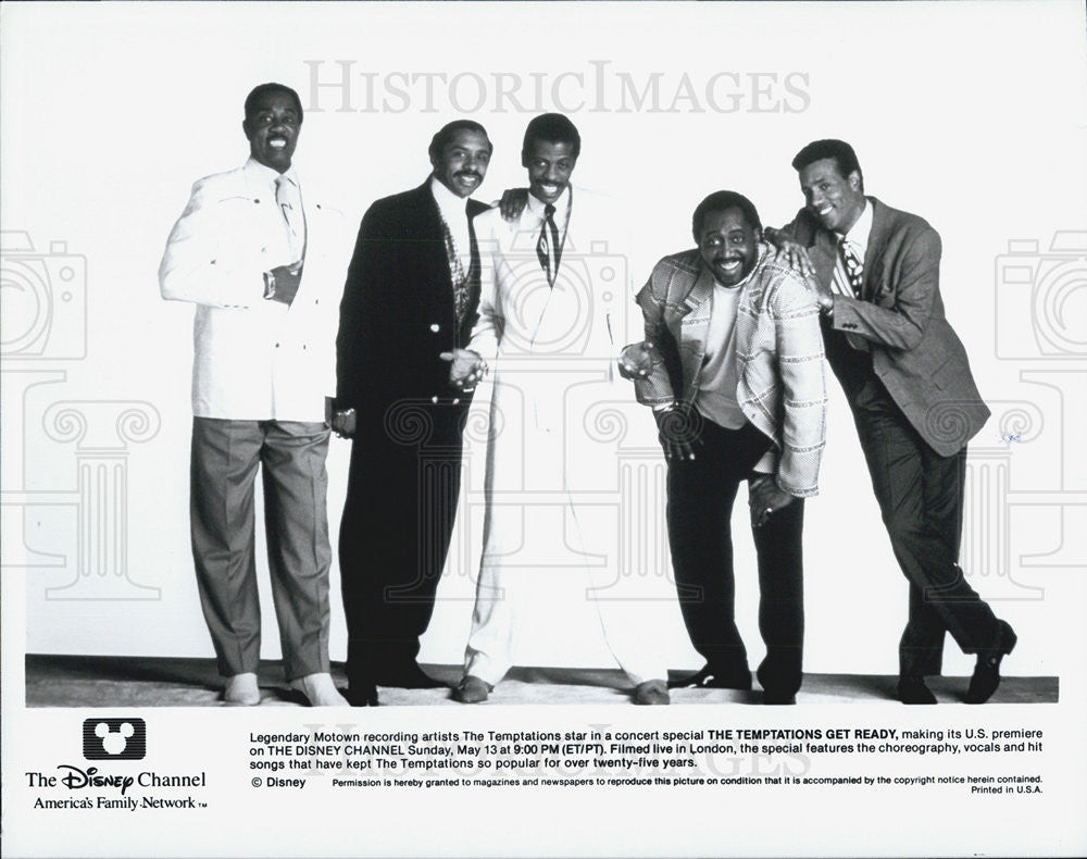 Press Photo The Temptations in &quot;The Temptations Get Ready&quot; - Historic Images