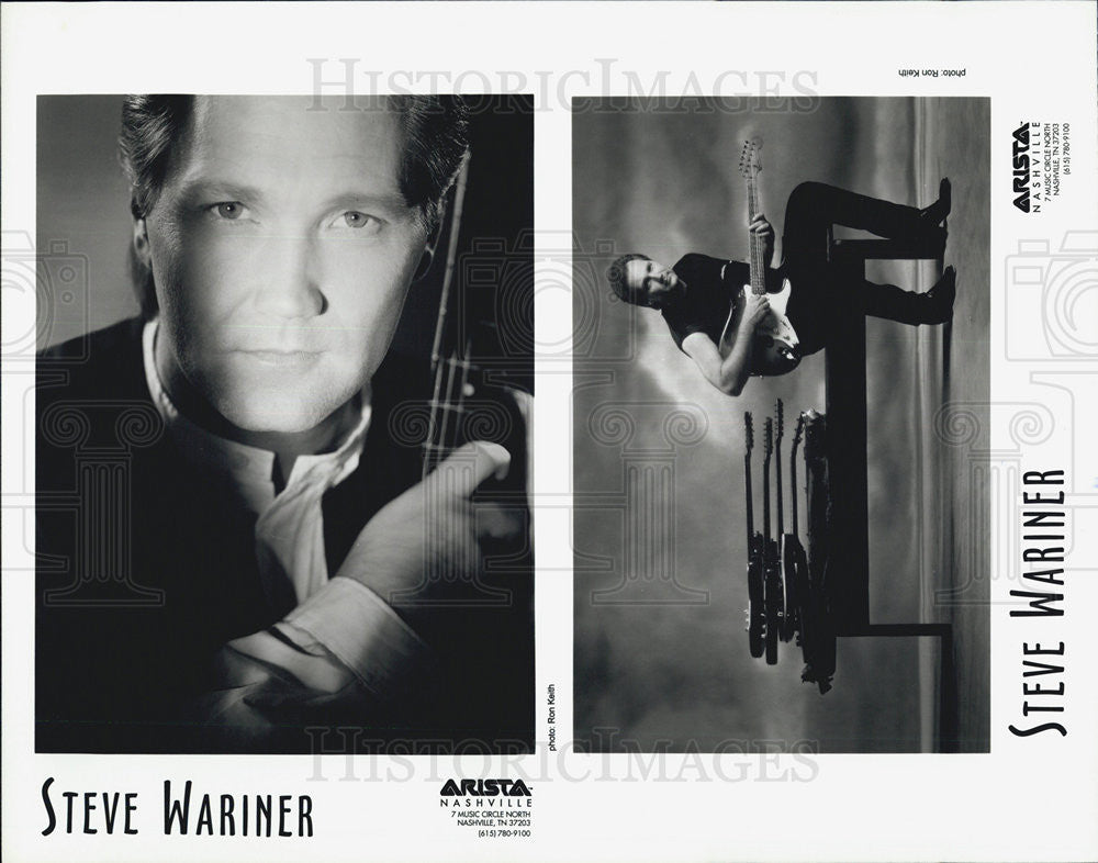 Press Photo Steve Wariner guitar - Historic Images