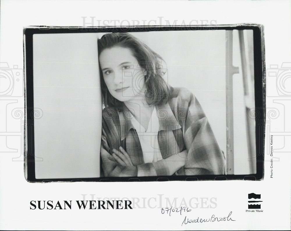 1996 Press Photo Susan Werner - Historic Images