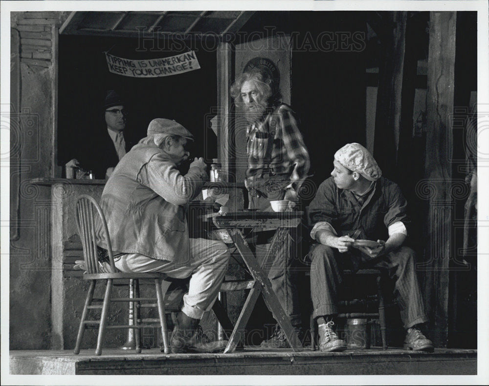 Press Photo The Petrified Forest Guy Bannerman Richard Farrell Al Kozlik Greg - Historic Images