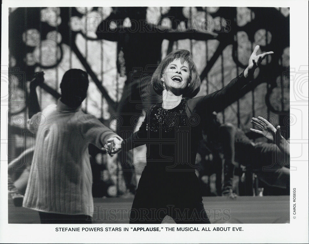 Press Photo Stefanie Powers musical Applause - Historic Images