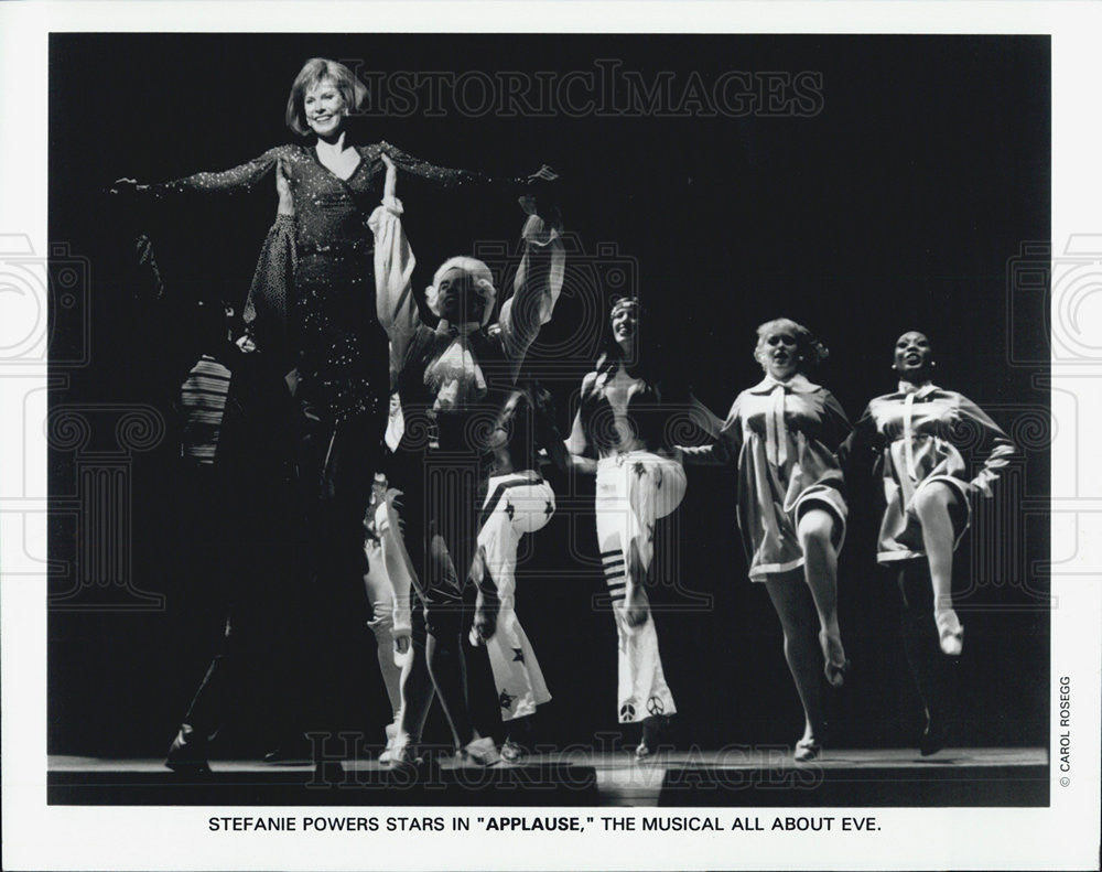 Press Photo Stefanie Powers Applause musical - Historic Images