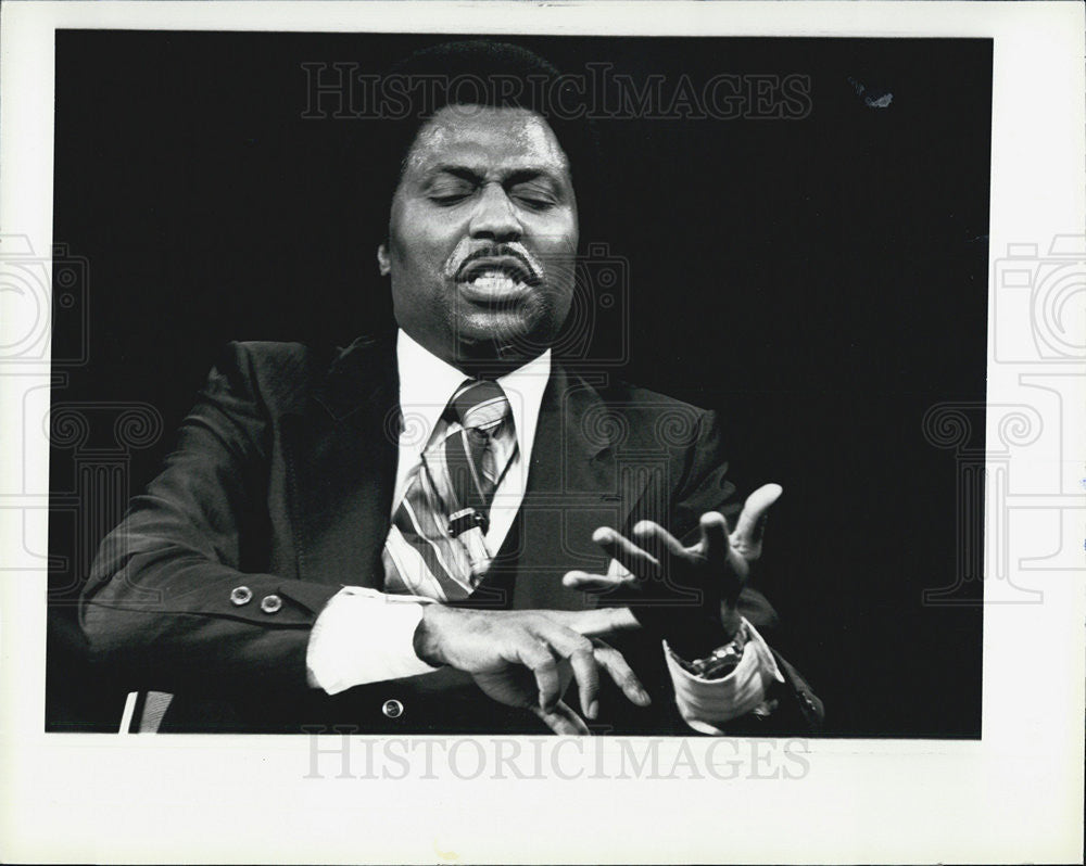 Press Photo Little Richard, Former Rock Star - Historic Images