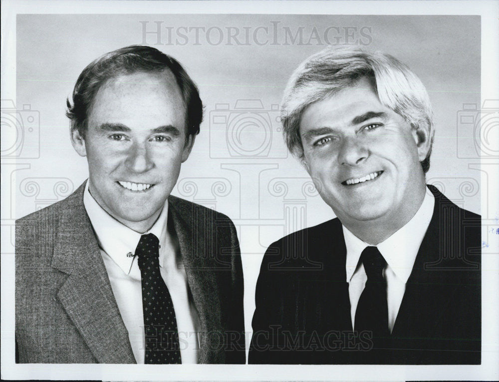 1982 Press Photo Phil Donahue on &quot;The Last Word&quot; - Historic Images