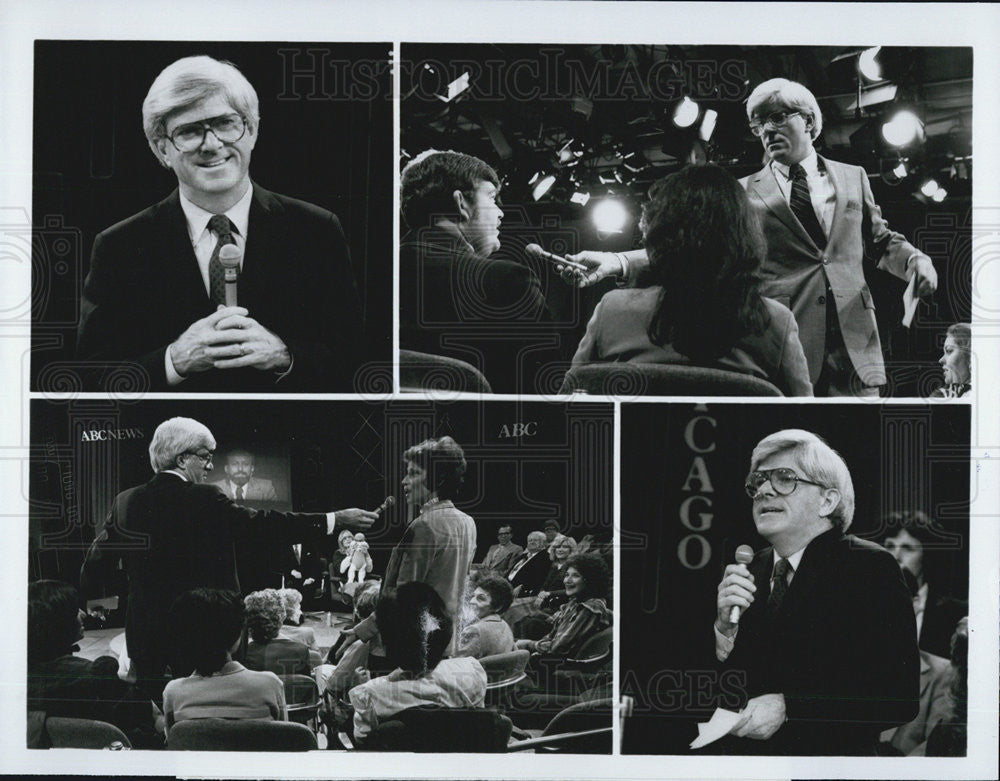 1982 Press Photo Phil Donahue &quot;The Last Word&quot; - Historic Images